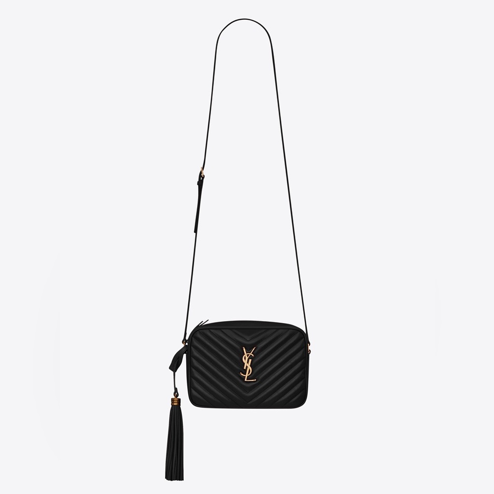Authentic YSL Medium Black Camera Bag
